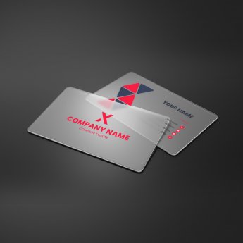 Transparent Visiting Card
